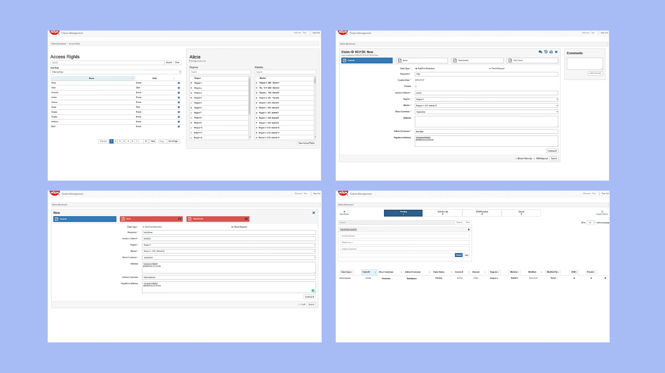 The Claims Management System