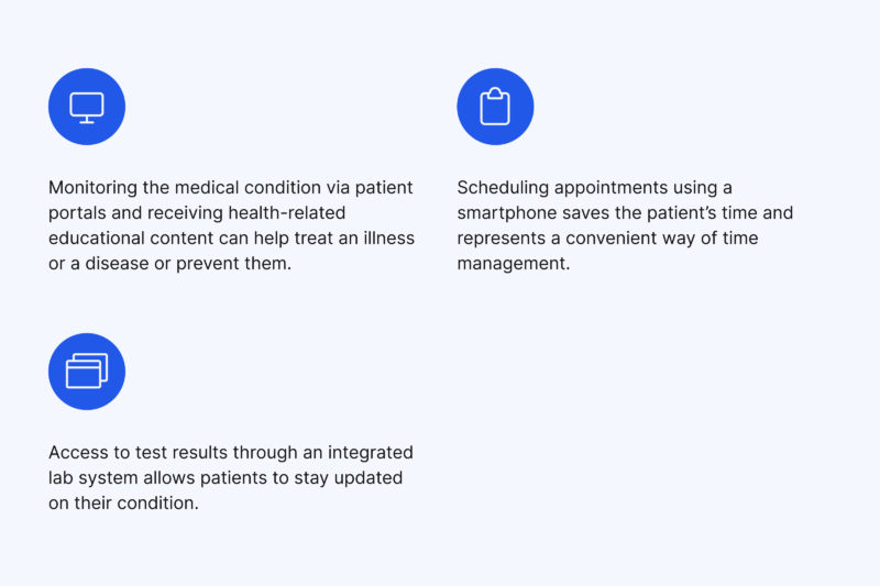 Key advantages of EHR for patients