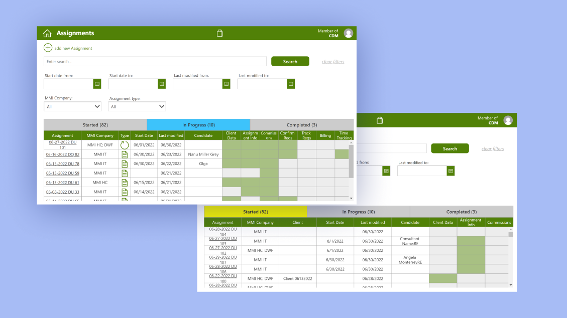 Recruitment app 