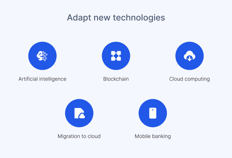 Adapt new technologies to the future of digital finance